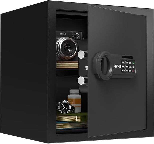 RPNB Deluxe Money Box, Steel Alloy Drop Digital Keypad Safe And Lock,Perfect For Home Office