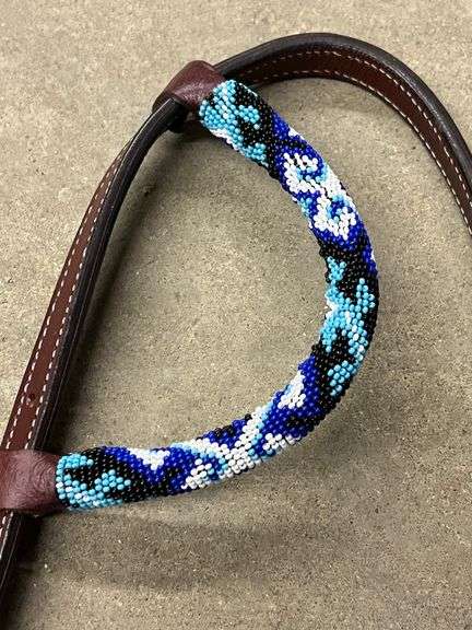 Beaded Single Ear Headstall