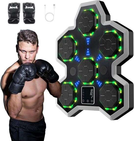 Boxing Wall Punching Pad RELAXJOYHN Bluetooth Machine Wall