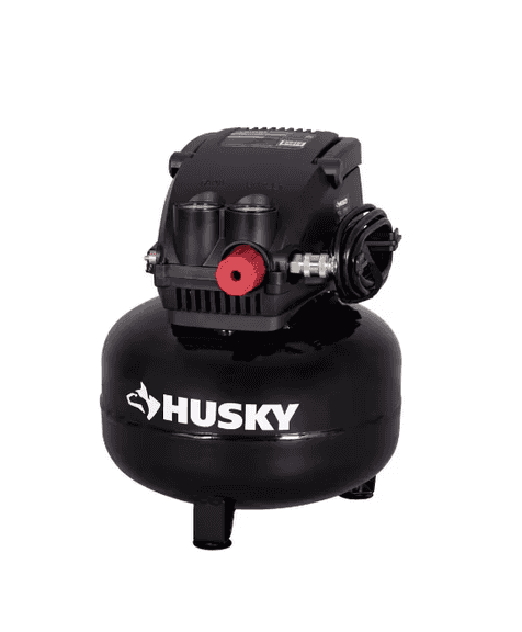 3 Gal. 120 PSI Portable Electric Oil-Free Light Duty Pancake Air Compressor with Fold Down Handle and 1-Quick Coupler