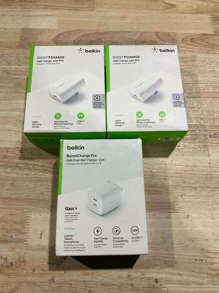 Lot of 3 wall chargers