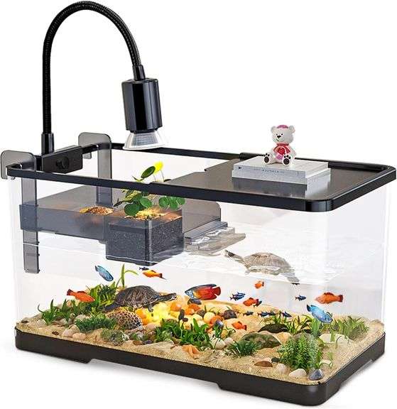 Picture of (Tank + Light + Filter + Filter Balls) Turtle Tank Kit, Turtle Tank ...