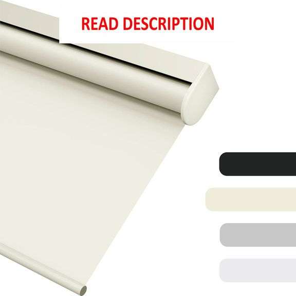 HOTSOON Blackout Roller Shades for Windows, Color-Matched Roller Blind, UV Protection, Thermal Insulation Fabric Room Darkening Shades for Home, Offic
