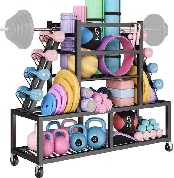 Large Exercise Storage Racks HavenlyYouth Dumbbell Rack Weight Rack Storage-Large Dumbbells Rack ...