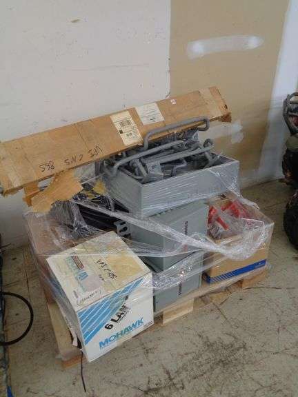 1 -PALLET OF ELECTRICAL COMPONENTS