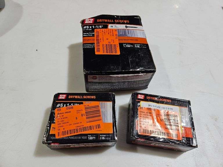 Lot of drywall screws