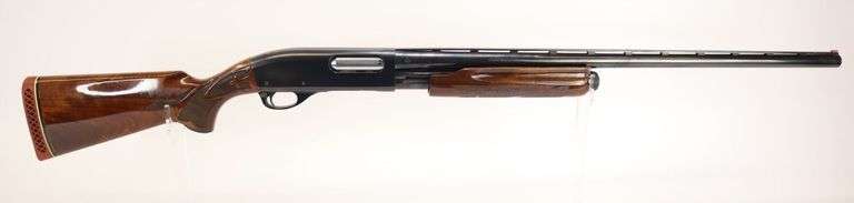 Expert handling antique firearms