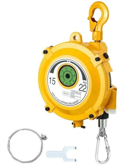 QWORK Spring Balancer, 33-49lbs (15-22kg) Retractable Balancer with 5 ...