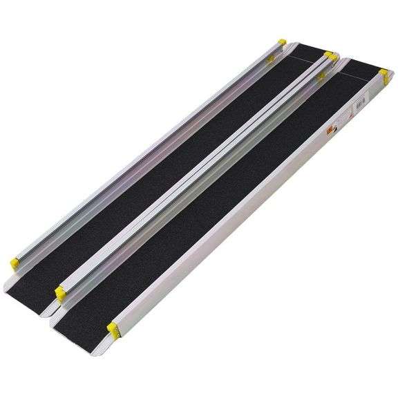 7 ft. Adjustable Wheelchair Telescoping Track Ramps - Matthews Auctioneers