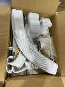 Nouscan 3" 9Ft Mini Split Line Set Cover with Flexible Duct, Upgrade PP ...