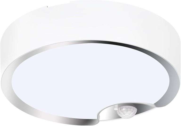 TOOWELL Motion Sensor Ceiling Light Battery Operated Indoor/Outdoor LED ...