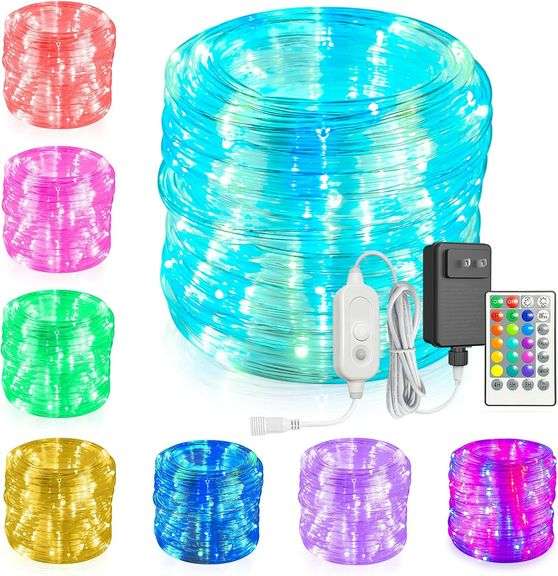 Outdoor Rope Lights Waterproof,Color Changing Rope - Matthews Auctioneers