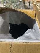 Worth Garden 22" Tall Planters Set of 2 - Plastic White Square Plant Pots -