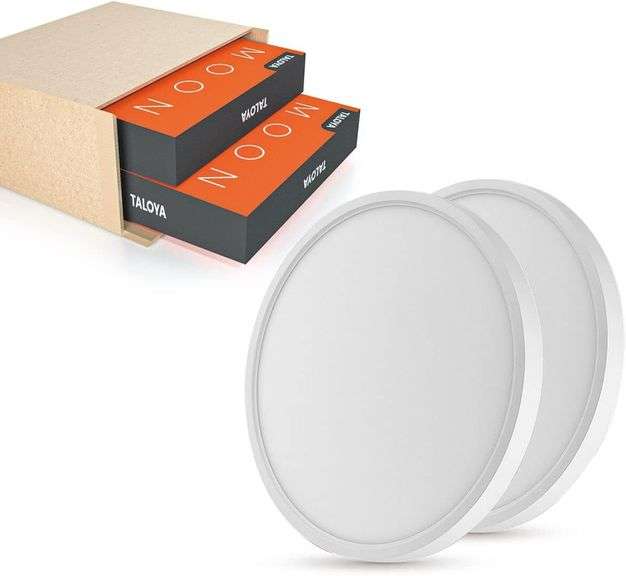 SunRider 4-Pack LED Flush Ount Ceiling Light Fixture, 5000K Daylight - View #10