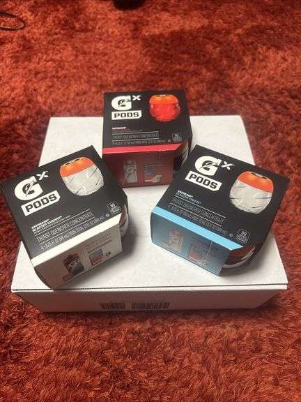 Lot De 24 Dosettes Gatorade GX ZERO Glacier Freeze – Boisson Isotonique Sans Sucre – Neuf Scellé