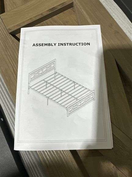 Full Size Rustic Bed Frame - Matthews Auctioneers