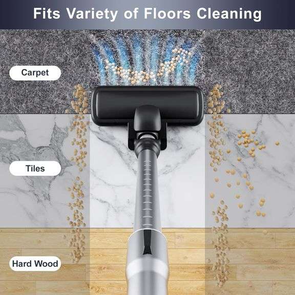 SpeedBoost Corded Stick Vacuum, Long Power Corded Vacuum, Powerful Suction Lightweight Small Vacuum Cleaner, 8 in 1 Convenient Handheld Vacuum for Pet