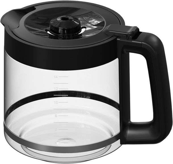 Glaskaraffe 14 Tassen Für Cuisinart Kaffeemaschinen – Ersatzkanne Hitzebeständig & Spülmaschinengeeignet