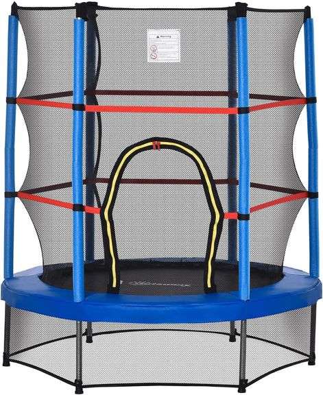 Outsunny 5FT Trampoline for Kids, 55