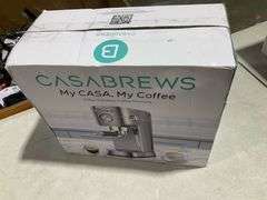 CASABREWS Espresso Machine 20 Bar, Professional Espresso Maker with Milk Frother Steam Wand, Compact Espresso Coffee Machine with 34oz Removable Water