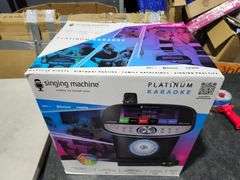 Singing Machine Platinum WiFi Karaoke System with 10" Touchscreen Display & 2 Wireless Microphones