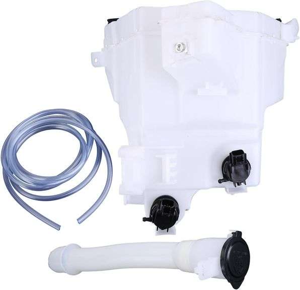 8531560390 Windshield Washer Reservoir Tank Assembly with 2 Pump Compatible with Toyota for 4Runner 2017 2018 2019 2020 2021 2022 2023 Washer Fluid Re