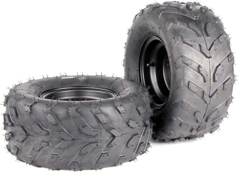 Pair Of 16x8-7 ATV/UTV Tires - 4PR Bias Ply For Go Karts, Golf Carts & Side-by-Sides