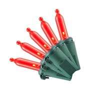 100L Red Mini LED Lights (8-pack)