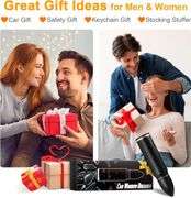 Stocking Stuffers for Men Adults Women Teens Kids Husband Wife Dad Father Mother Boys Girls Car Window Breaker Emergency Tool 2-in-1 Automotive Safety