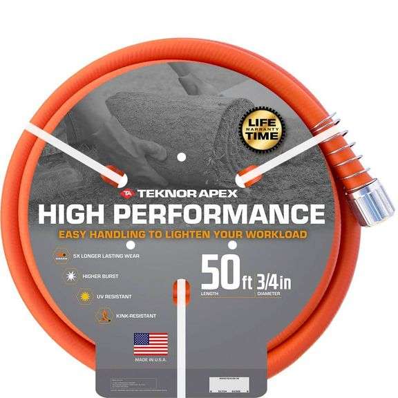 High-Performance 3/4 in. X 50 ft. Tradesman Grade Water Hose