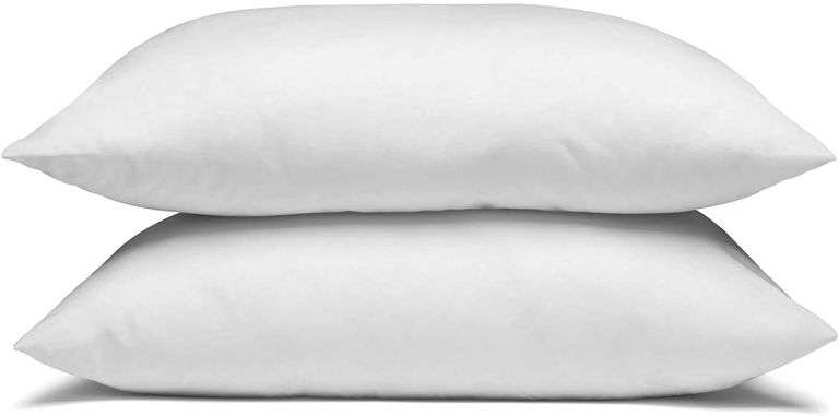 Envirosleep Dream Surrender Firm Support Pillows - Hypoallergenic Polyester Filled Cotton Shell Pillow Set, King Size 2 Pillow Set for Hotel or Home U