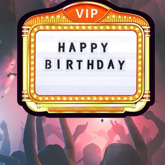 LED Letter Bottle Presenter, VIP Bottle Service Sign Color Display ...