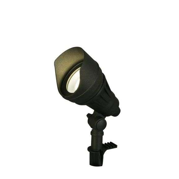 (2) 75-Watt Equivalent Low Voltage Millennium Black Adjustable Light Color Integrated LED Outdoor Landscape Flood Light