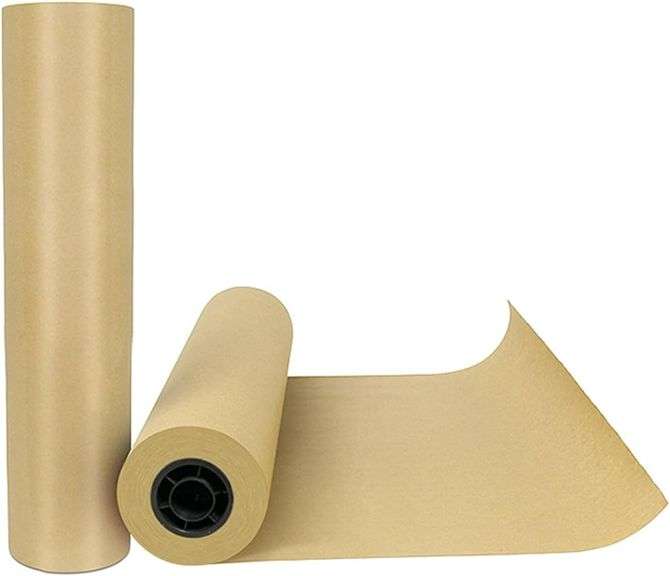 The Boxery Kraft Paper Roll - 18" X 900' Brown Wrapping Paper For Shipping & Crafts