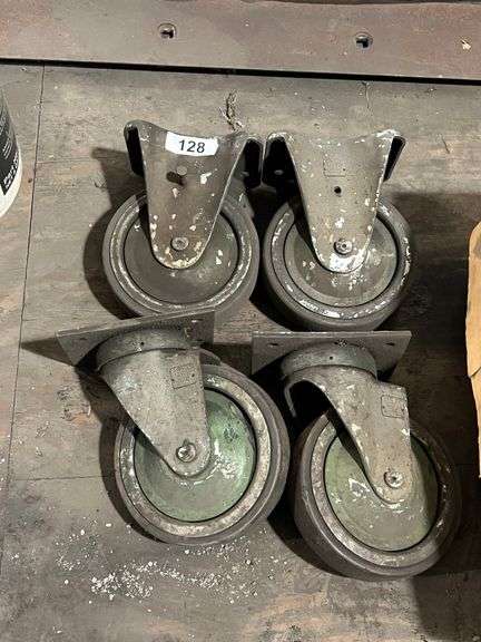 Set of Large Heavy Duty Casters - Matthews Auctioneers