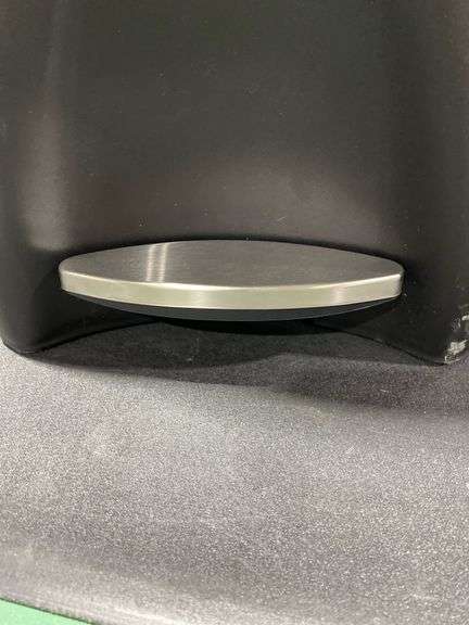 MOXIE 13- Gallons Black Plastic Touchless Kitchen Trash Can with Lid Indoor