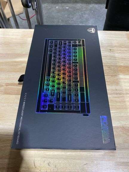RisoPhy PC423 Wireless Creamy Keyboard with Screen & Knob, 75% 2.4G/Bluetooth/USB-C Gasket RGB Mechanical Keyboard, Hot Swappable, Five-Layer Padding
