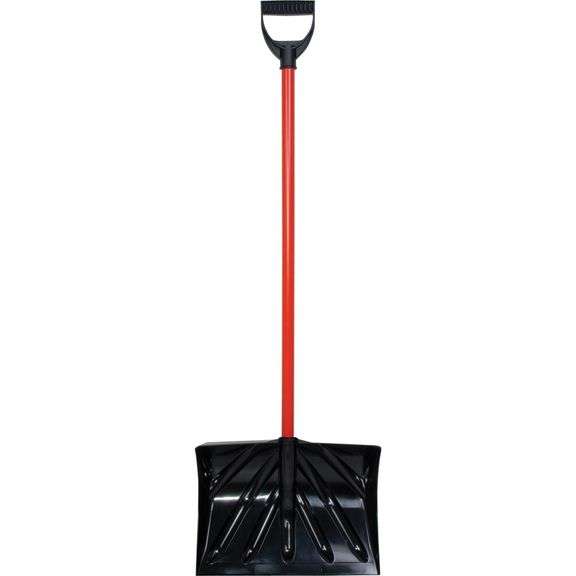 (2) True Temper 16-in Poly Snow Shovel with 36-in Steel Handle