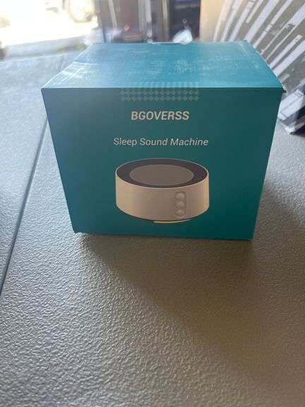 BGOVERSS White Noise Sound Machine with 14 Soothing Sounds and 10 Levels Night Light for Sleeping, 5 Timers and Memory Feature Plug in Sound Machine f