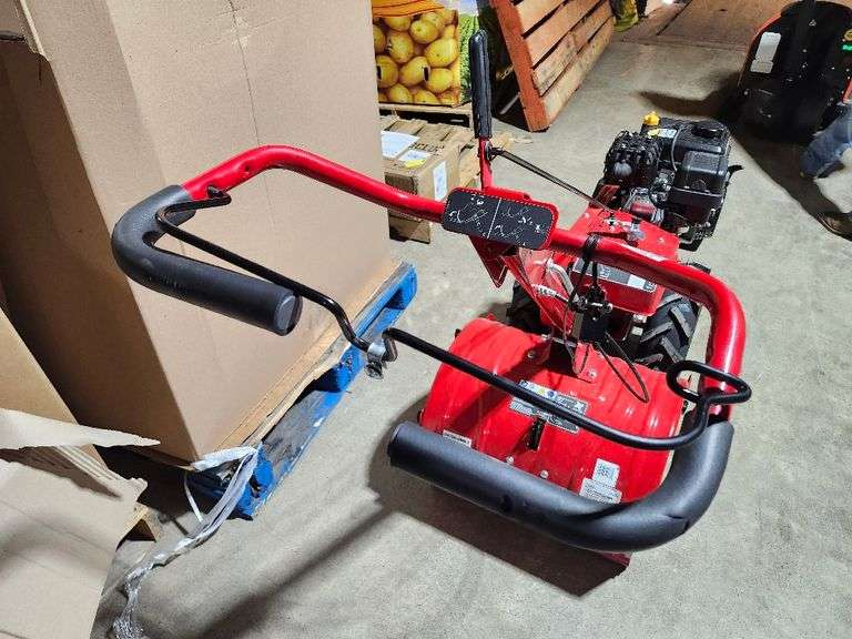 Mustang 18 in. 208 cc Gas OHV Engine Rear Tine Garden Tiller with Forward and Counter Rotating Tilling Options