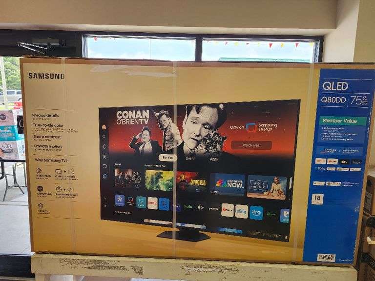 SAMSUNG 75 Class Q80D Series QLED 4K UHD Smart Tizen TV - QN75Q80DDFXZA