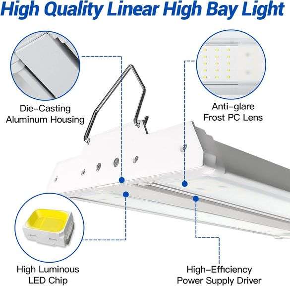 2FT LED Linear High Bay Shop Lights With Motion Angola