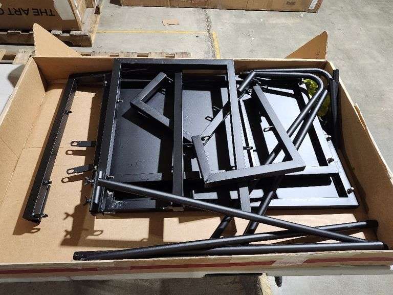 Qunbio 3 Steps RV Stairs with Anti-Slip Tapes & 2 Handrails, Hot Tub Steps, Mobile Home Stairs for RV & Travel Camper Trailers