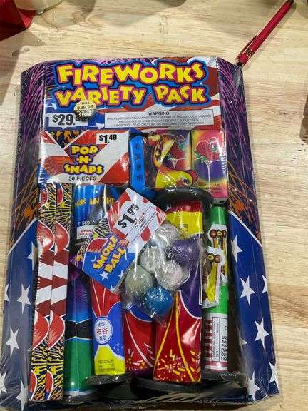 Firework Sample Pack Firework Variety Pack - Matthews Auctioneers