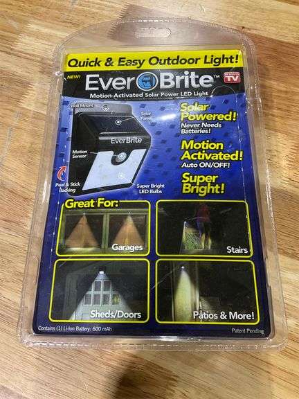 Motion activated solar power LED Light