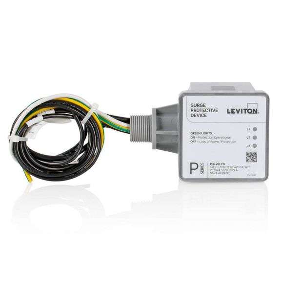 Type 1 Surge Protective Panel, 120/240-Volt AC, Split Phase, 50kA per Phase P2120-B