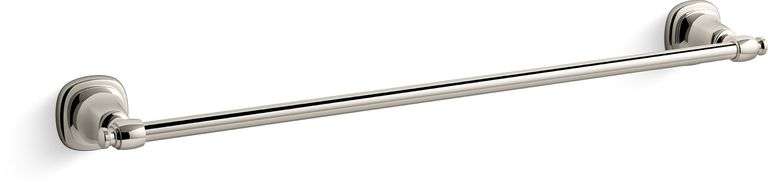 KOHLER Florez 24-in Vibrant Polished Nickel Wall Mount Single Towel Bar