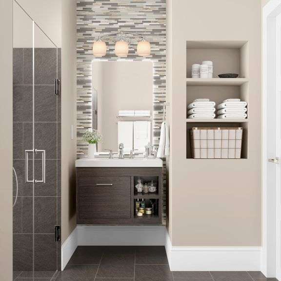 Style Selections Calpin 3-Light Chrome Transitional Vanity Light Bar