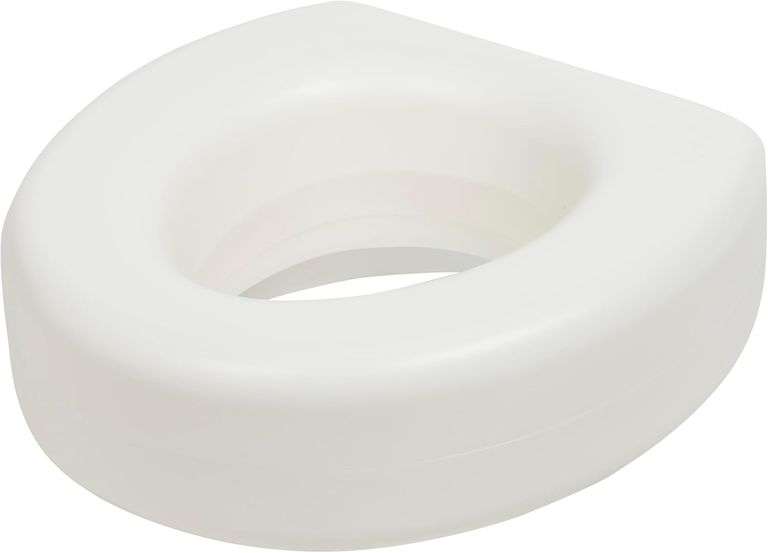 770-610 4 Inch Portable Raised Toilet Seat Riser, Elevated Toilet Seat for Seniors