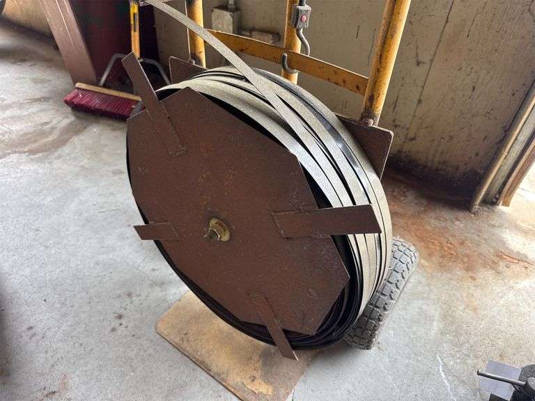 Banding Cart with Tensioner Metal Banding